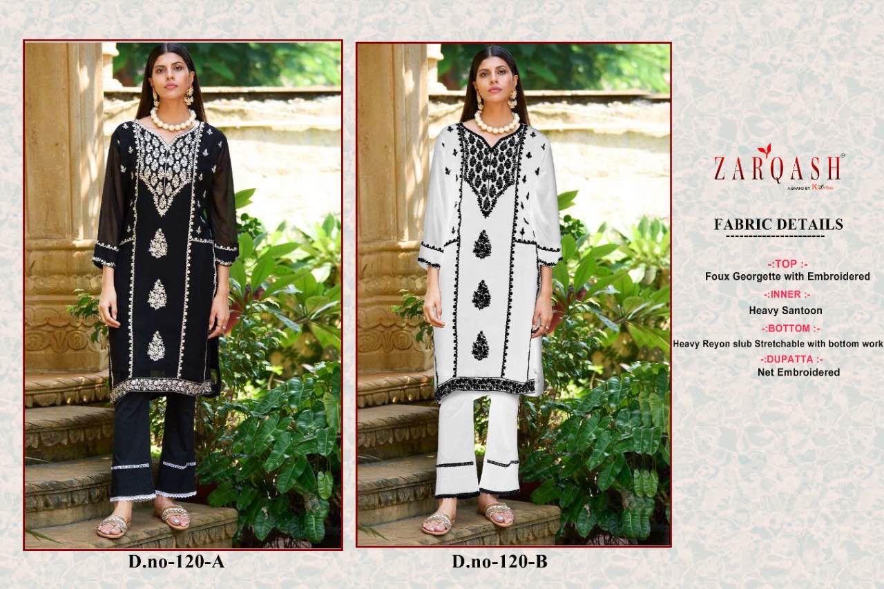 Z 120 By Zarqash Readymade Pakistani Suit Catalog